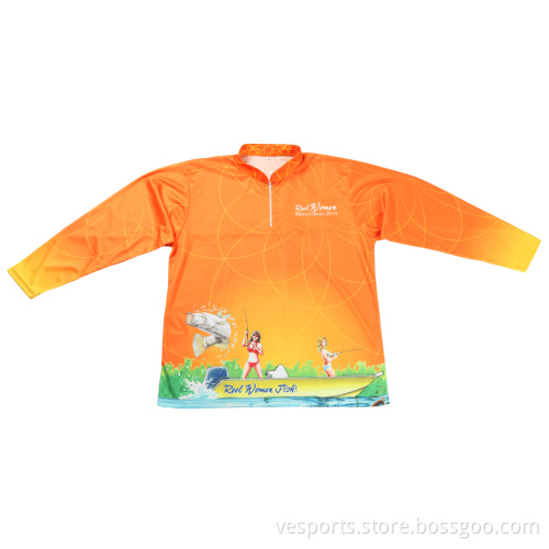 Long Sleeve Fishing Jerseys Custom Fishing Shirts Fishing Wear